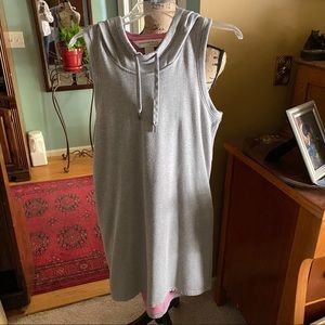 French Terry Sleeveless Tunic Size L